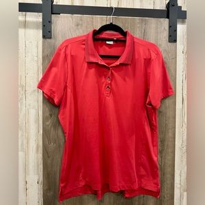 Ping sensor cool women’s golf polo red/orange size 14